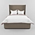 Elegant Portland Bed: London Style 3D model small image 3