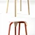 Ton Chair Leaf: Elegant and Sustainable Seating 3D model small image 2