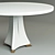 Elegant Round Dining Table - Christopher Guy Celine 3D model small image 2