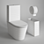 Ultra-Sturdy SENDA MONOBLOCO: Anti-Vandalism Squat Toilet 3D model small image 2