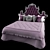 Elegante Dream Bed 3D model small image 1