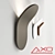 Sleek Aplik Wall Lamp 3D model small image 1