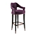 Elegant V2011 Bar Chair 3D model small image 1