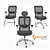 ErgoLux Omega Chair: Ultimate Office Comfort 3D model small image 1