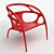 EcoPlast Chair: Modern Organic Design 3D model small image 1