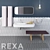 Esperanto Collection: Stylish and Functional Rexa Design Bathroom Set 3D model small image 1