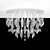 Elysee Grande Murano Glass Ceiling Lamp 3D model small image 2