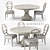 Bernhardt Hampshire Dining Set 3D model small image 1
