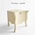 Fortuna Bedside Table - Elegant and Practical 3D model small image 1