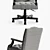 Eichholtz Desk Chair Burchell: Stylish and Functional 3D model small image 2
