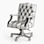 Eichholtz Desk Chair Burchell: Stylish and Functional 3D model small image 3