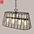 Cremasco Art 2090 Glass Chandelier 3D model small image 1