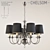 Elegant Flemish Chandelier: FL2358P 3D model small image 1