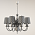 Elegant Flemish Chandelier: FL2358P 3D model small image 3