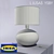 Minimalist Grey Desk Lamp - IKEA LJUSAS YSBY 3D model small image 2