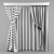 Title: Contemporary Window Drapes 3D model small image 2