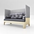 Modern and Sleek Koja Sofa 3D model small image 1