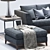 Luxury Corner Sofa - The Barbican 3D model small image 2