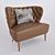 Fado-inspired Armchair 3D model small image 1