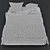 Luxurious Tex-Inside Corona Bedding 3D model small image 2