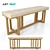 Oak Dot: Scandinavian-style Oak Bench 3D model small image 1