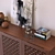 Moroccan Inspired Carved Wood Media Console 3D model small image 2