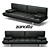 Milano Sofa: Modern, Stylish, and Comfortable 3D model small image 1