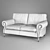 Luxurious HALO Balmoral 2 Seater Sofa 3D model small image 2