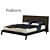 Ipanema Poliform Bed 3D model small image 1