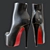 Daf Booty: Striking Louboutin Booties 3D model small image 2