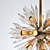 Starburst Flower Pendant - Stylish Ceiling Lighting for PBteen 3D model small image 2