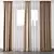 Elegance in Motion: Detailed Curtain 3D model small image 1
