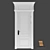 Classic Style Domberg Wooden Door 3D model small image 1