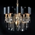 Elegant AIARDINI Giulietta Chandelier 3D model small image 1