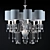 Elegant AIARDINI Giulietta Chandelier 3D model small image 2