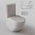 TOTO NC Series Floor Toilet 3D model small image 2