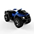 Powerful 649.6cc Off-Road ATV 3D model small image 1
