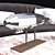 Modern Sofa and Table Set 3D model small image 2