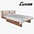 Luxor Bed: Elegant and Luxurious 3D model small image 1