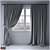 Title: Versatile Cloth Curtains for Realistic 3D Visualization 3D model small image 1