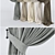 Title: Versatile Cloth Curtains for Realistic 3D Visualization 3D model small image 2