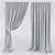 Title: Versatile Cloth Curtains for Realistic 3D Visualization 3D model small image 3