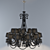 Elegant Fendi CASA Chandelier 3D model small image 2