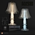 Elegant Acrylic Table Lamp 3D model small image 1