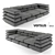 Modern Brick Sofa: Versatile Style 3D model small image 1