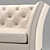 Elegant and Stylish Ethan Allen Sofa 3D model small image 2