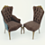 Elegant Carpanese Chair & Armchair 3D model small image 3