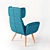 Balfour Accent Chair - Stylish and Versatile! 3D model small image 2