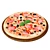 Bacon & Olive Pizza 3D model small image 1