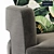 Luxury Daffodil Armchair: Handcrafted Elegance 3D model small image 3